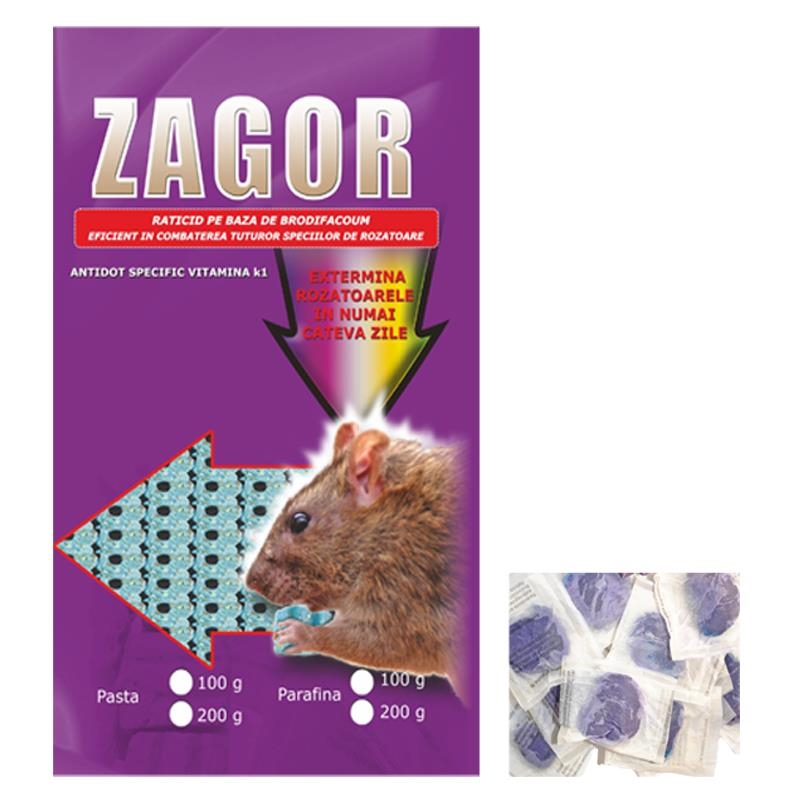 Pasta raticida contra rozatoarelor (5kg) - Zagor